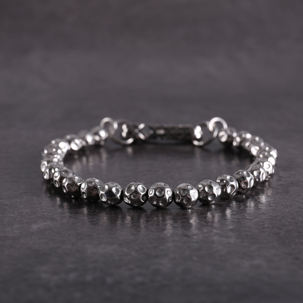 Zink Men's Silver Stainless Steel Bracelet | Zjbc0395