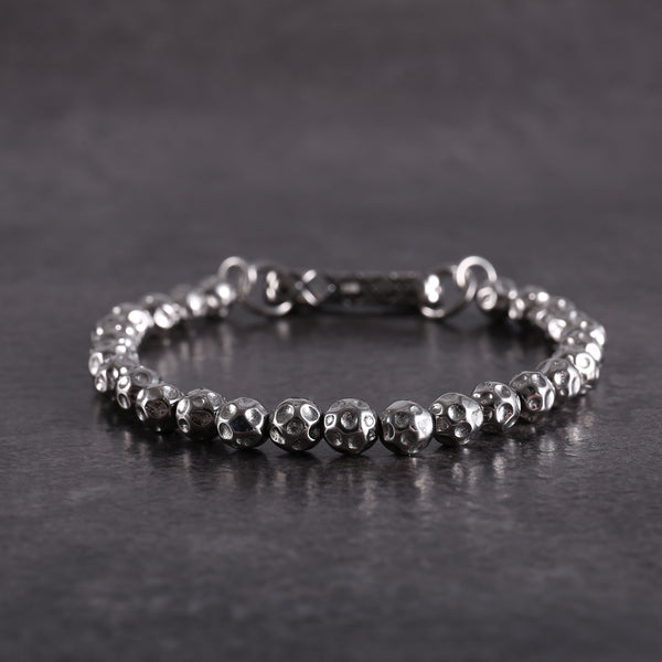 Zink Men's Silver Stainless Steel Bracelet | Zjbc0395