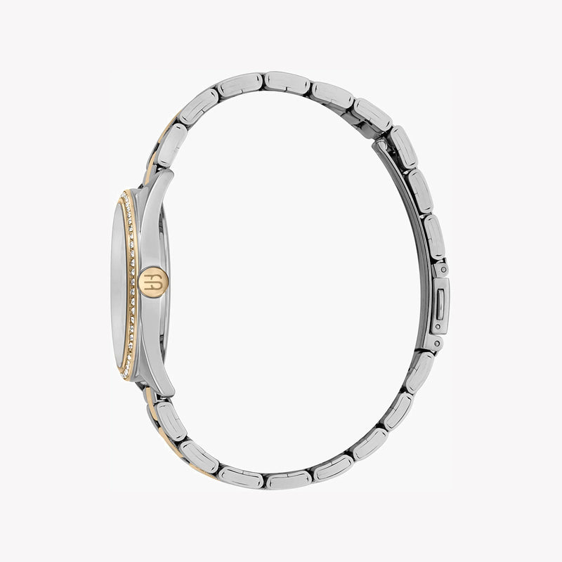 Esprit Women's Silver & Gold Stainless Steel Watch, Silver Dial | Es1l050m0075 by i-watch