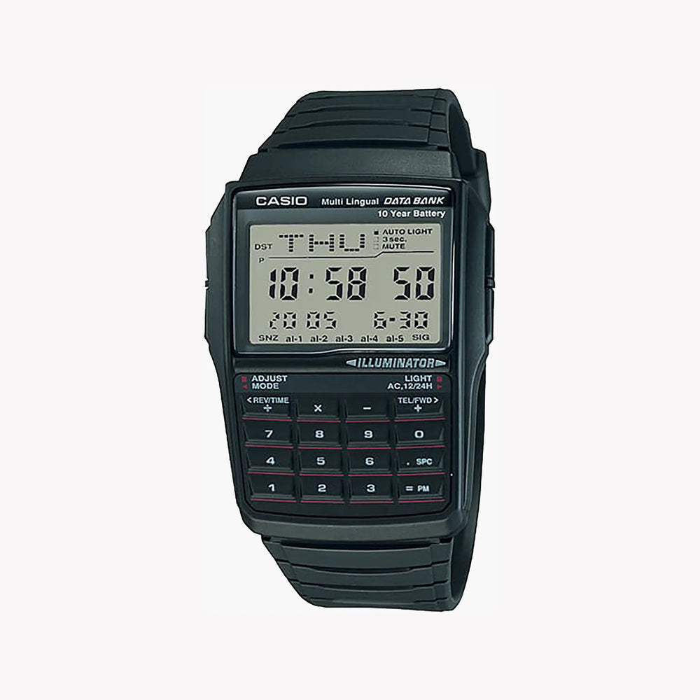 Casio Unisex Black Resin Calculator Watch, Digital Display | Dbc 32-1acb by i-watch