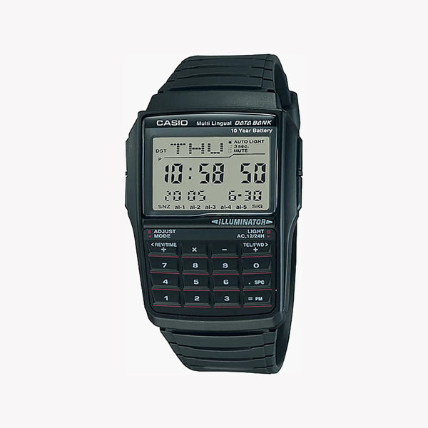 Casio Unisex Black Resin Calculator Watch, Digital Display | Dbc 32-1acb by i-watch