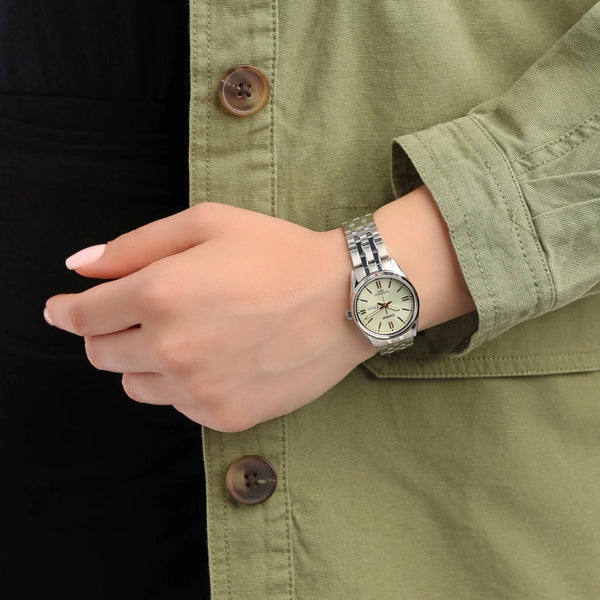 CASIO Women's Watch with Silver Stainless Steel Case and Silver Stainless Steel Band-i-Watch-2