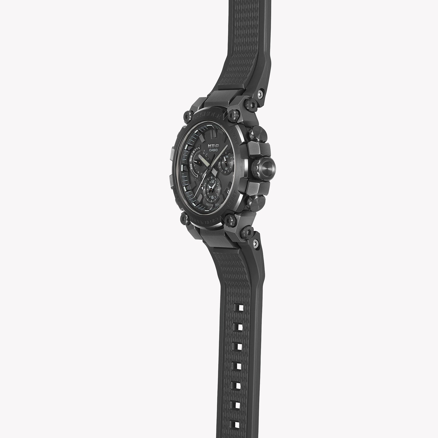 CASIO G-SHOCK MTG-B3000B-1A MASTER OF G METAL TWISTED-G BLACK -SOLAR POWERED Men's Watch