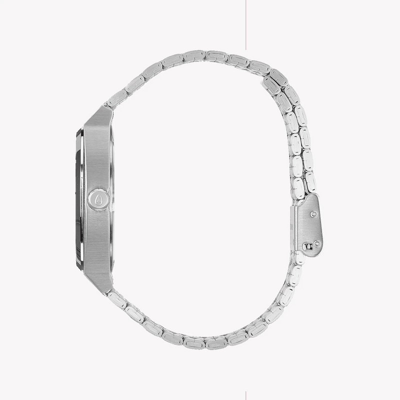 Nixon Unisex Silver Stainless Steel, Pink Dial | A045-2719 by i-watch