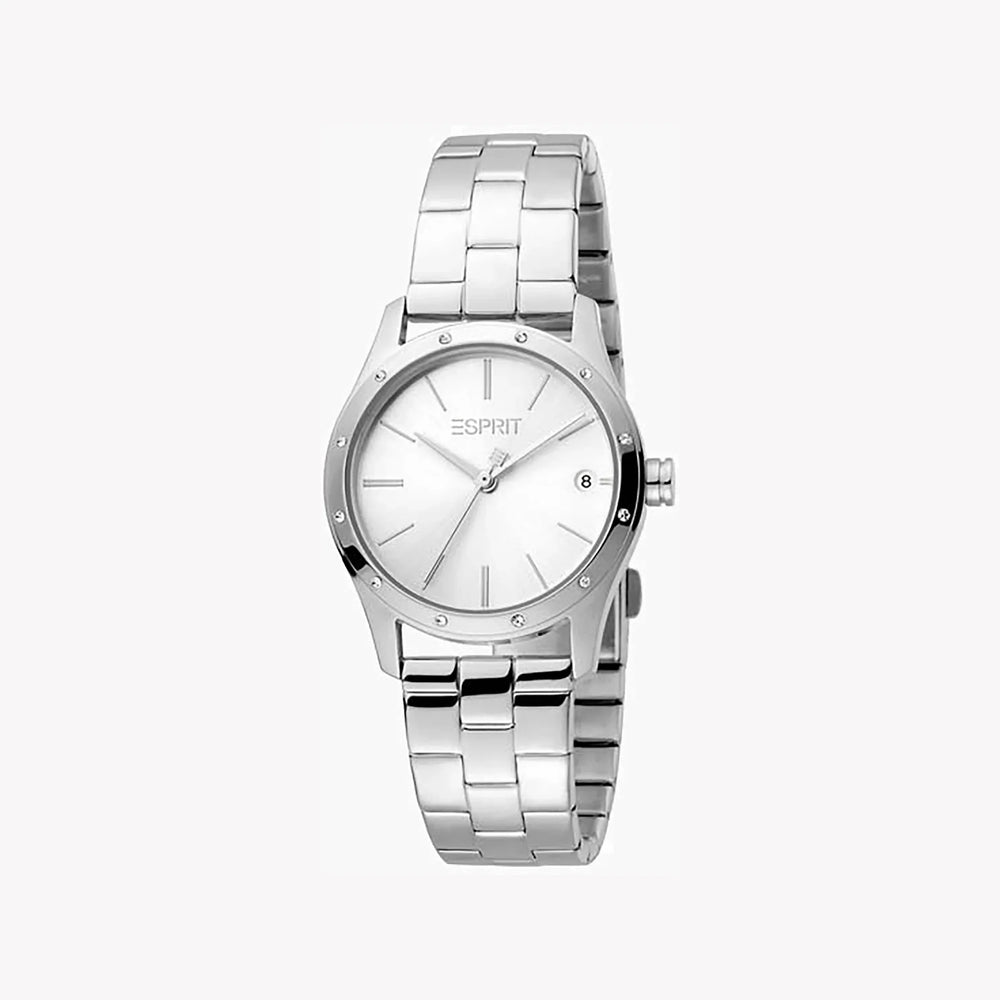 Esprit Women's Silver Stainless Steel Watch, Silver Dial | Es1l164m0025 by i-watch