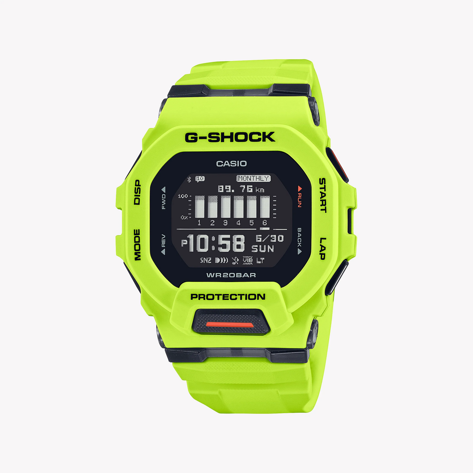 G-Shock Men's Green Resin Watch, Shock Resistant | Gbd-200-9dr by i-watch