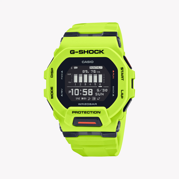 G-Shock Men's Green Resin Watch, Shock Resistant | Gbd-200-9dr by i-watch