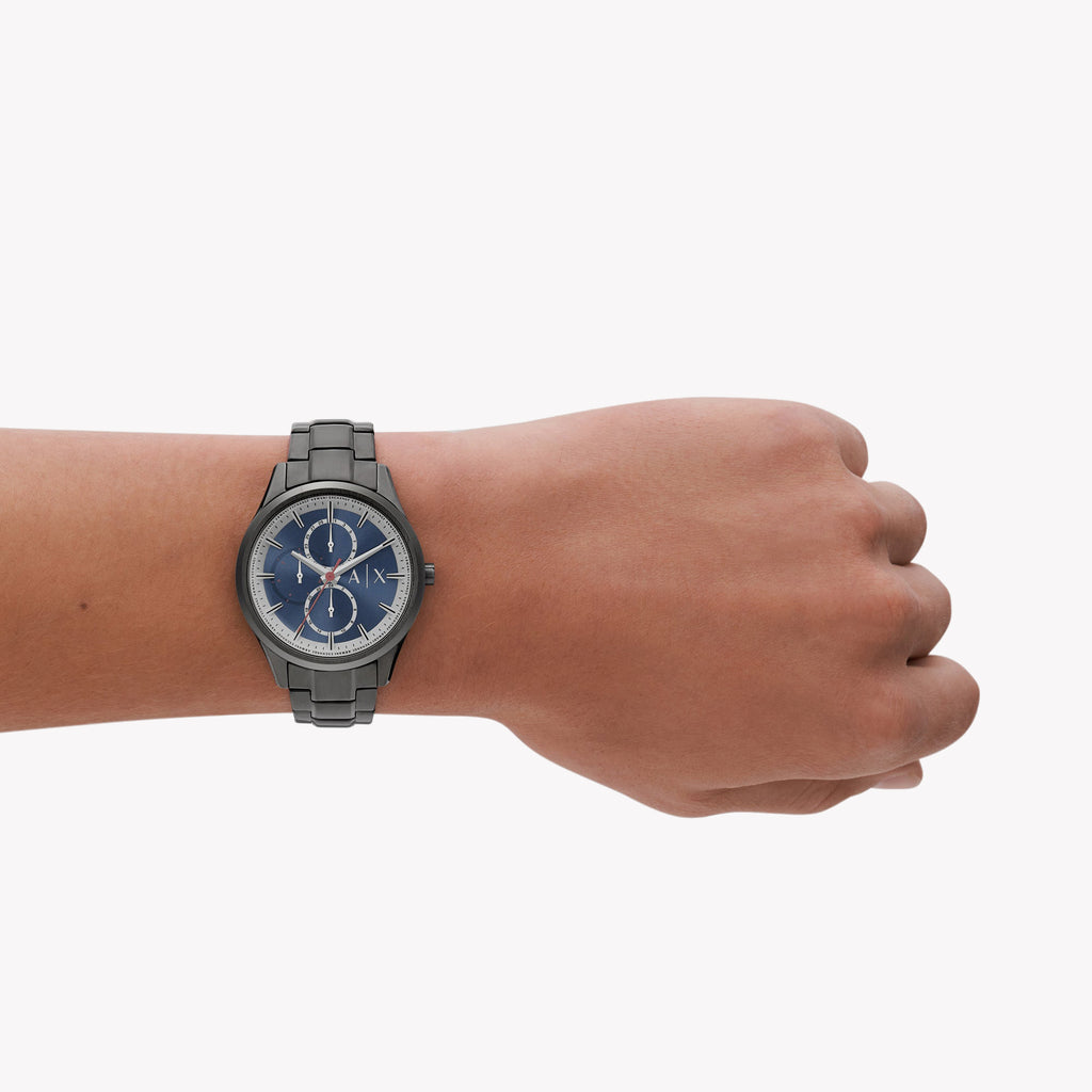 ARMANI EXCHANGE AX1871 - MODERN ELEGANCE WITH RELIABLE PERFORMANCE Men's Watch in Sleek Grey & Blue Dial-i-Watch-4
