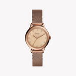 FOSSIL BQ3392 ROSE GOLD MESH - EFFORTLESS ELEGANCE WOMEN'S WATCH