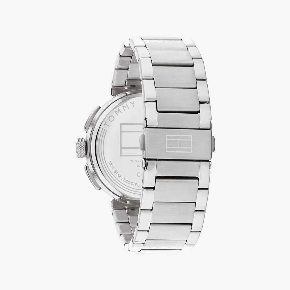 Tommy Hilfiger Men's Black Stainless Steel, Green Dial | 1691634 by i-watch