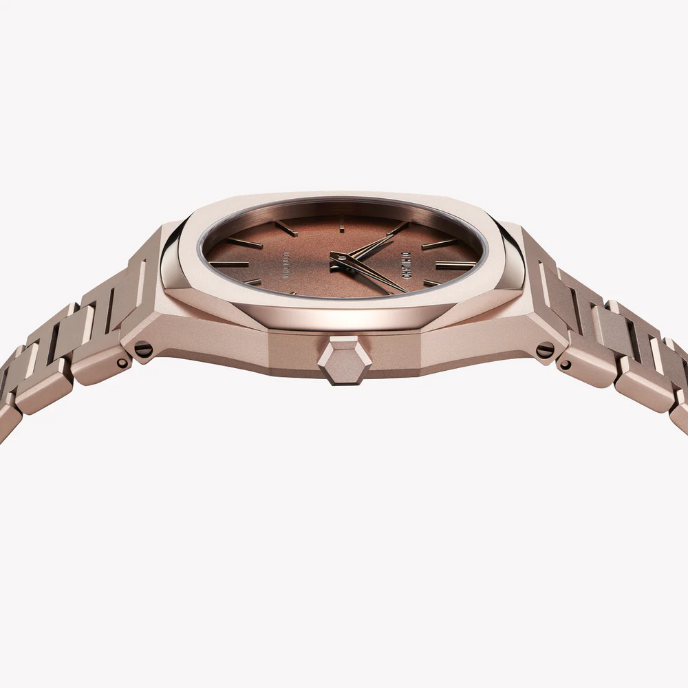 D1 MILANO Women's Rose Gold Watch, Brown Dial | D1-UTBL15 by i-watch