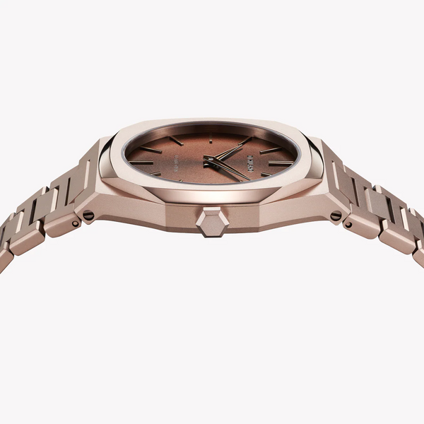 D1 MILANO Women's Rose Gold Watch, Brown Dial | D1-UTBL15 by i-watch