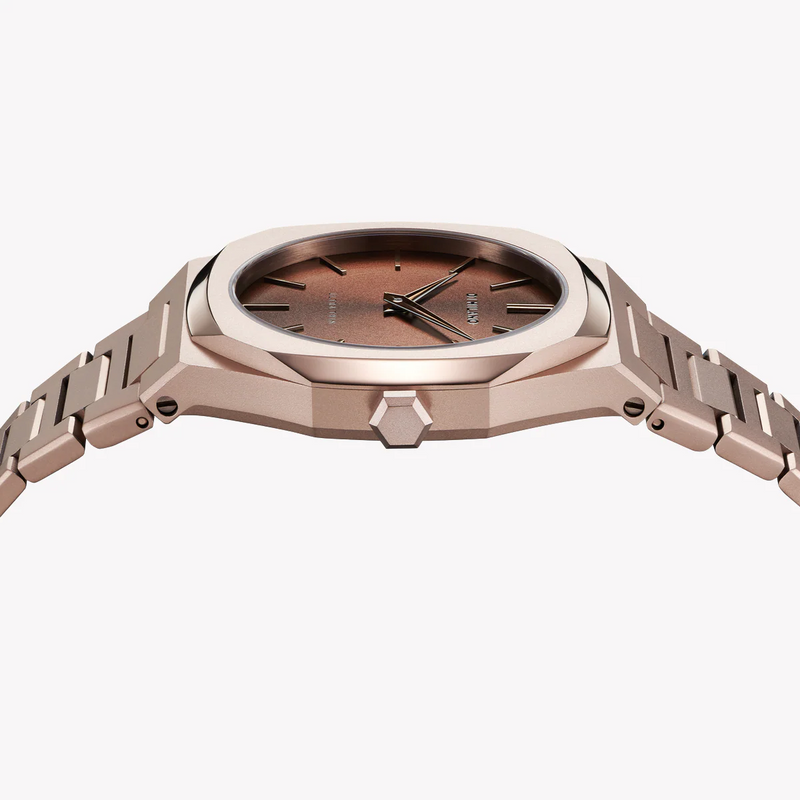 D1 MILANO Women's Rose Gold Watch, Brown Dial | D1-UTBL15 by i-watch