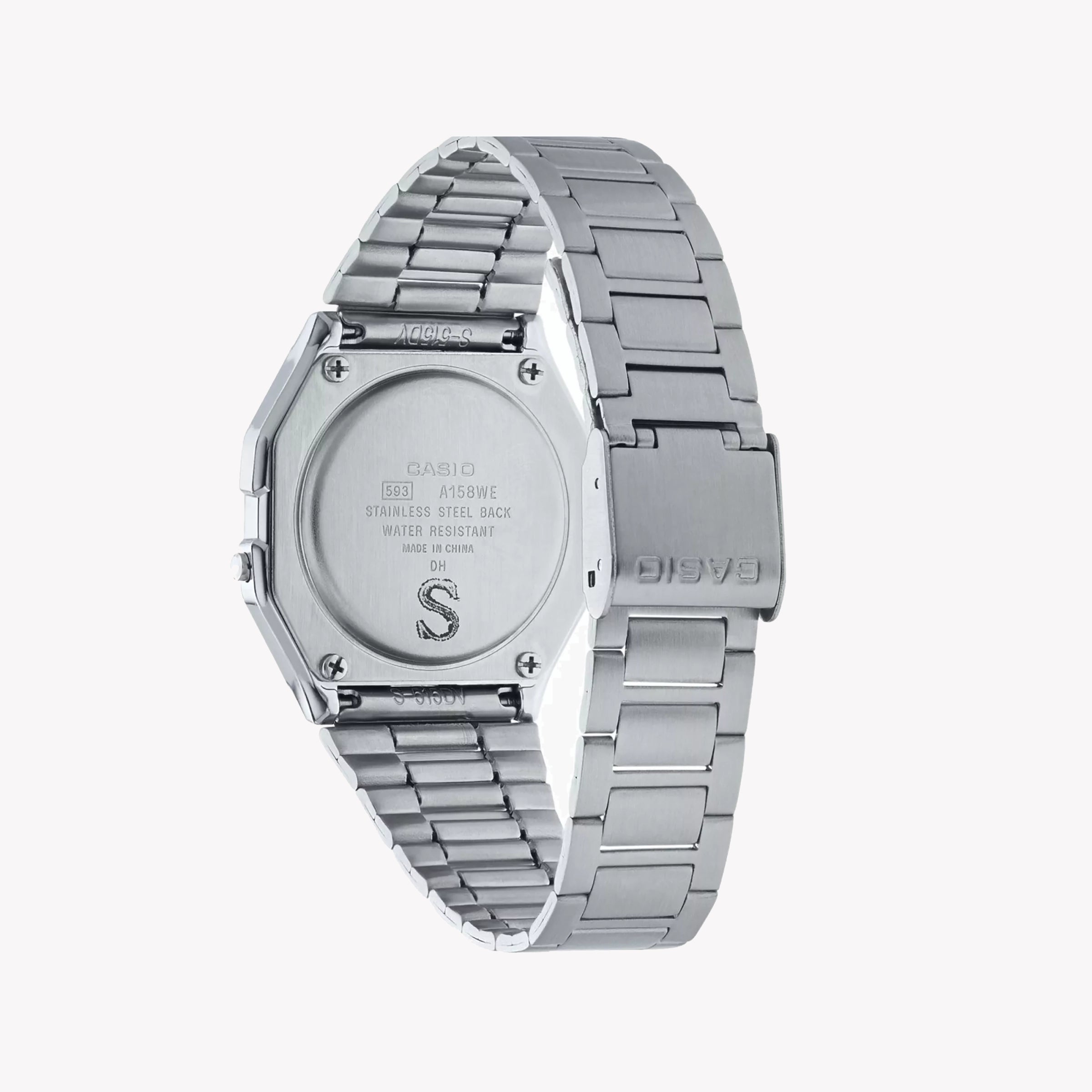 CASIO A158WEA-9EF ELEGANT TIMEKEEPER - VERSATILE UNISEX WATCH WITH STYLISH METAL STRAP-i-Watch-4