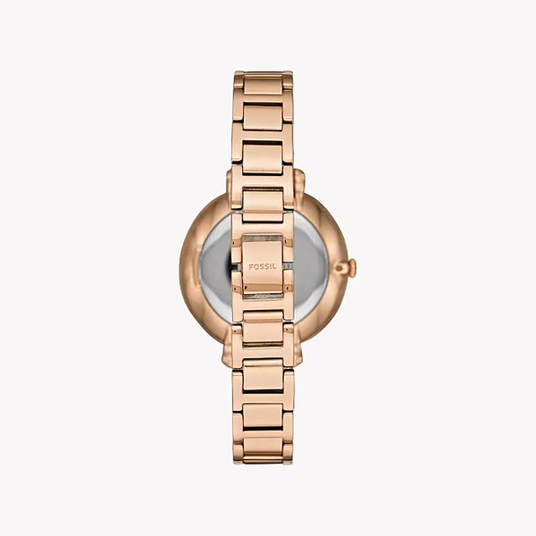 Fossil Women's Rose Gold Watch, White Dial | Es4452 by i-watch