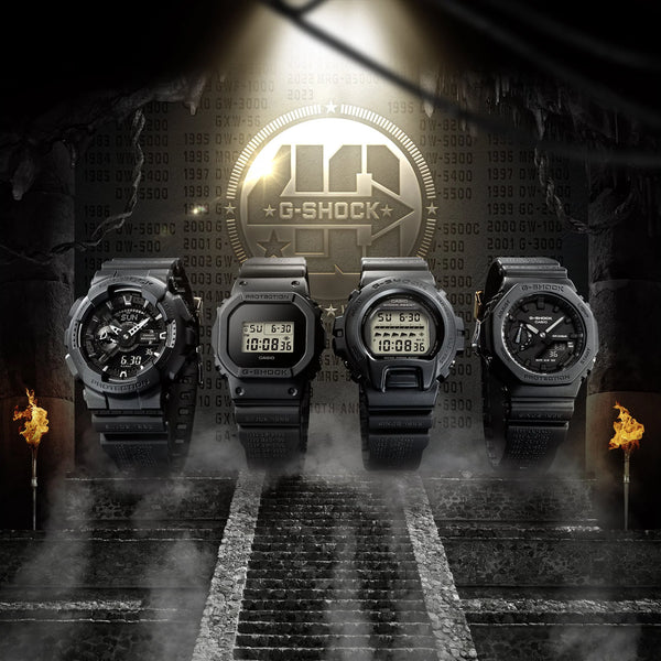 Casio Men's Black Resin Watch, Shock-Resistant | Ga-114re-1aer by i-watch