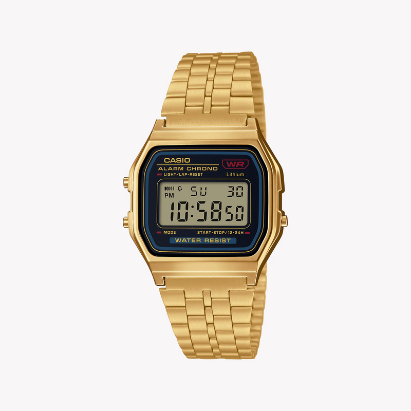 A159wgea-1df Unisex Resin Watch, Minimalist Style | A159wgea-1df by i-watch