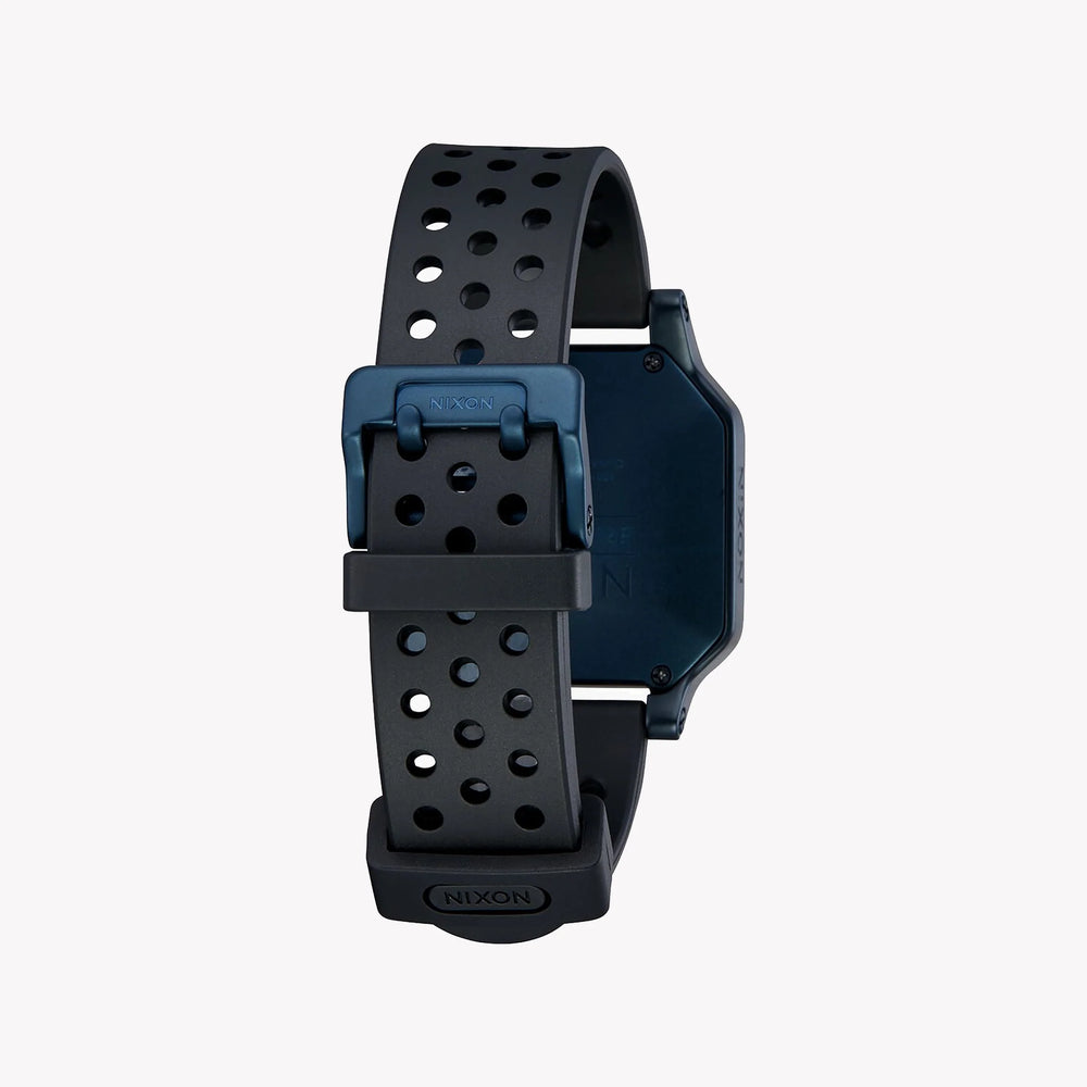Nixon Men's Blue Rubber Watch, Black Band | A1320-300 by i-watch
