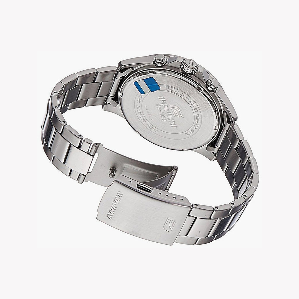 CASIO EDIFICE EFV-500D-1AVUDF - RUGGED ELEGANCE MEN'S WATCH WITH BLACK DIAL & STAINLESS STEEL BAND-i-Watch-4