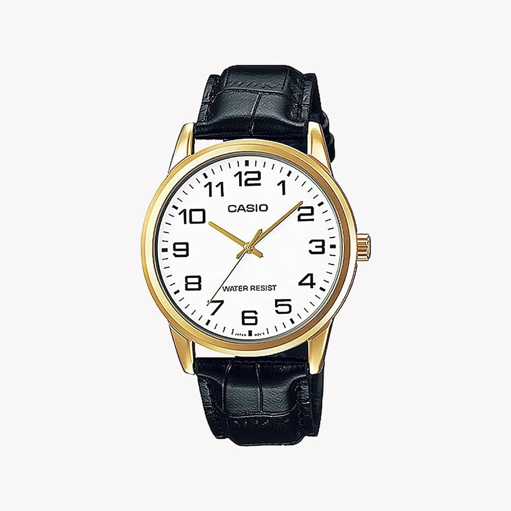 CASIO MTP-V001GL-7BUDF CLASSIC ELEGANCE - TIMELESS MEN'S WATCH WITH LEATHER STRAP