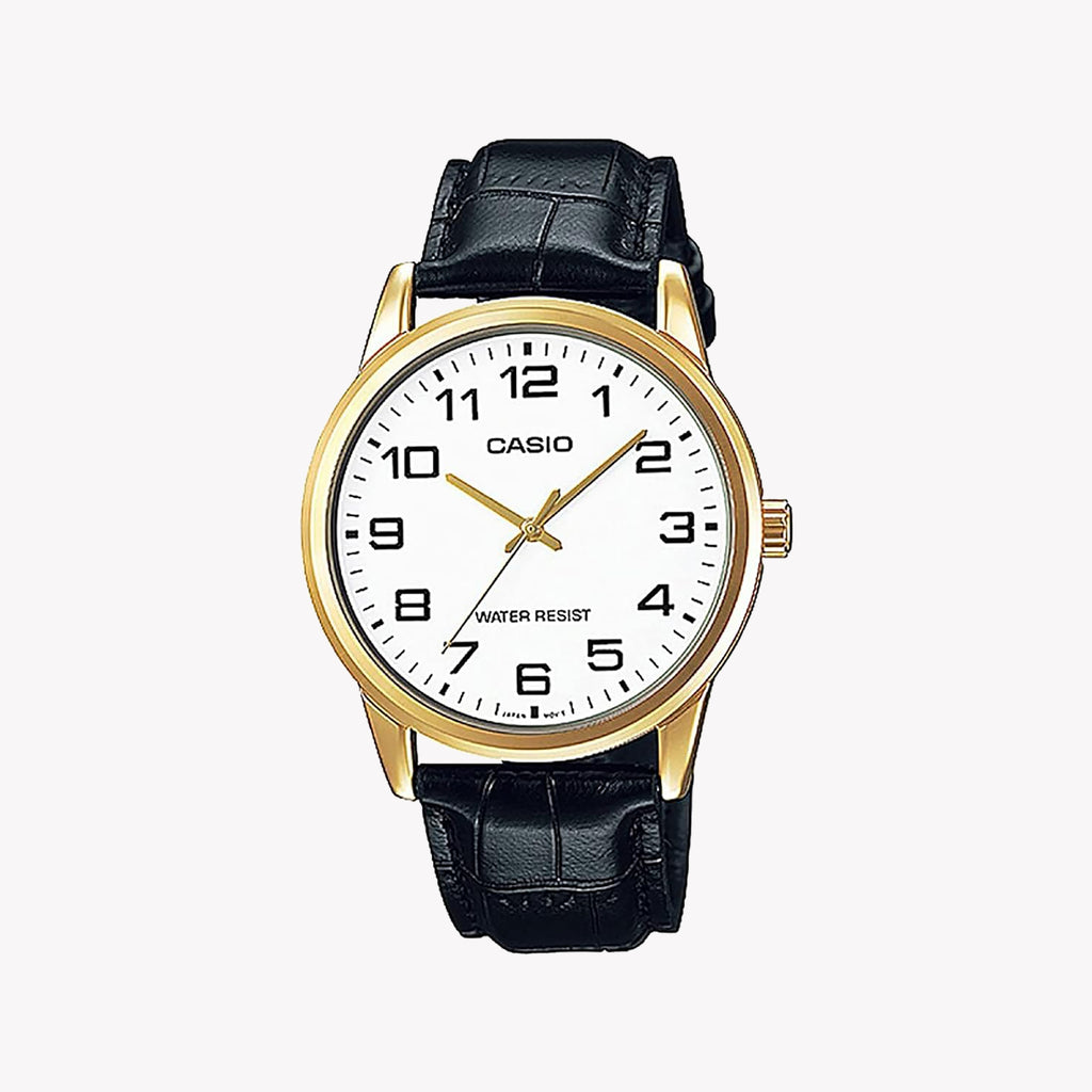CASIO MTP-V001GL-7BUDF CLASSIC ELEGANCE - TIMELESS MEN'S WATCH WITH LEATHER STRAP