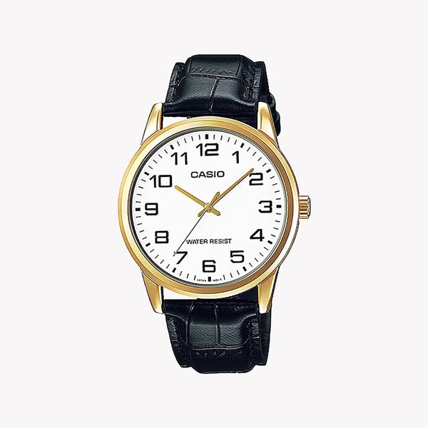 CASIO MTP-V001GL-7BUDF CLASSIC ELEGANCE - TIMELESS MEN'S WATCH WITH LEATHER STRAP