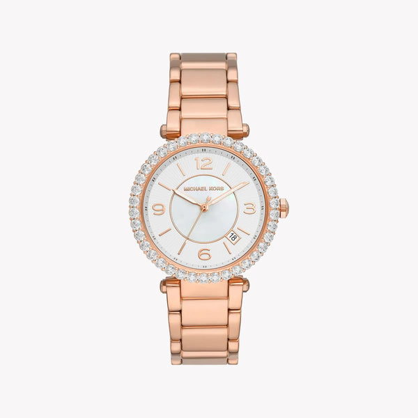 Michael Kors Women's Rose Gold Watch, White Dial | Mk4695 by i-watch