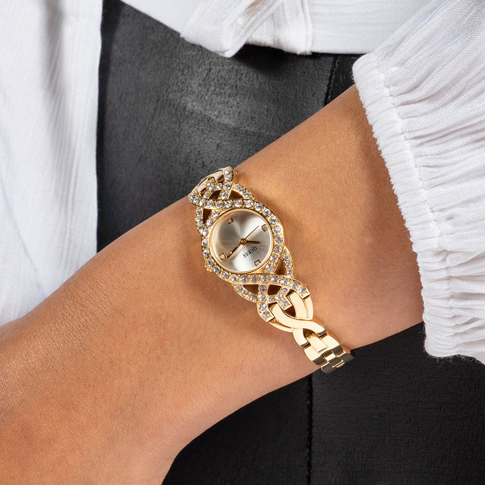 GUESS GW0682L2 BOLD SOPHISTICATION - STRIKING GOLD & SILVER TIMEPIECE FOR MODERN WOMEN-i-Watch-4