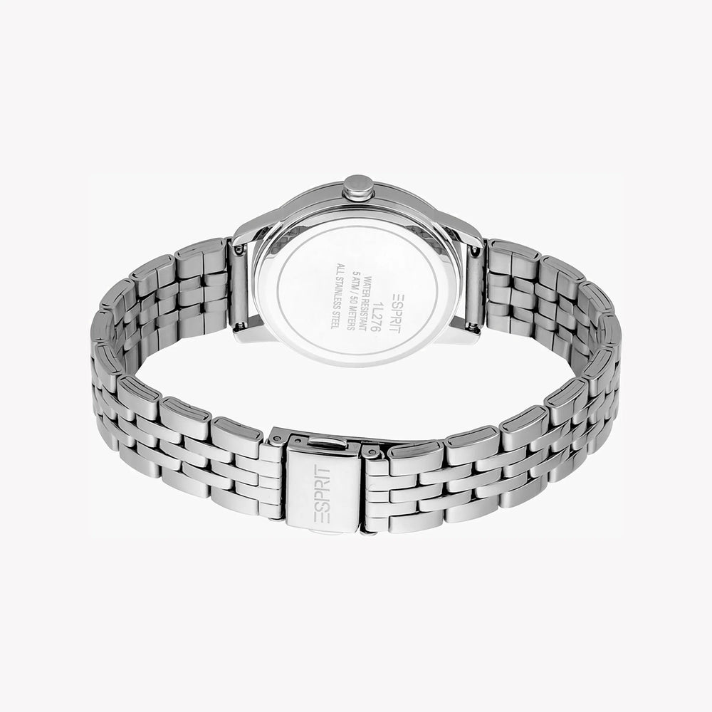 Esprit Women's Silver Stainless Steel Watch, Silver Dial | Es1l196m0015 by i-watch