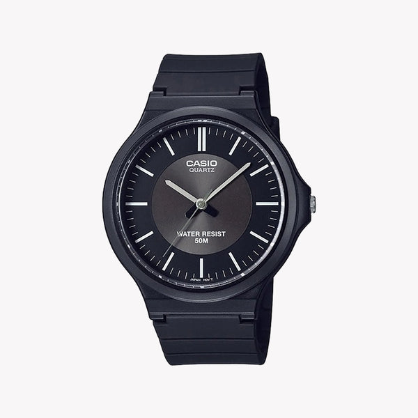 Casio Men's Black Resin Watch, Quartz Movement | Mw-240-1e3 by i-watch