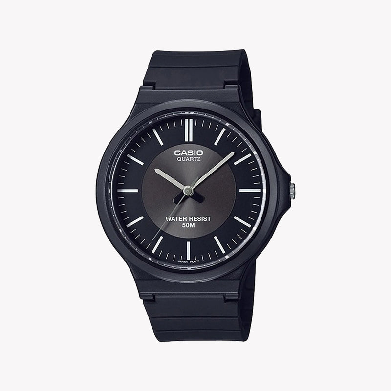 Casio Men's Black Resin Watch, Quartz Movement | Mw-240-1e3 by i-watch