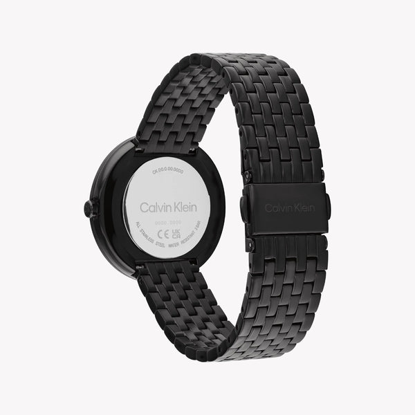 Calvin Klein Men's Black Stainless Steel Watch, Black Dial | 25200323 by i-watch