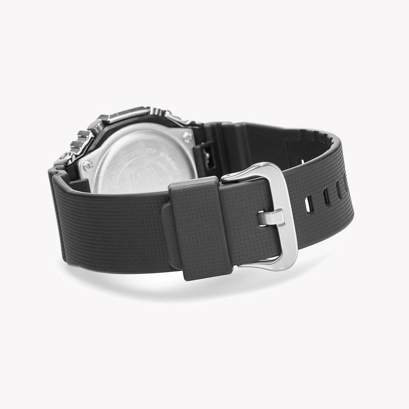 G-Shock Men's Silver Stainless Steel Watch, Black Resin | Gm-2100-1adr by i-watch