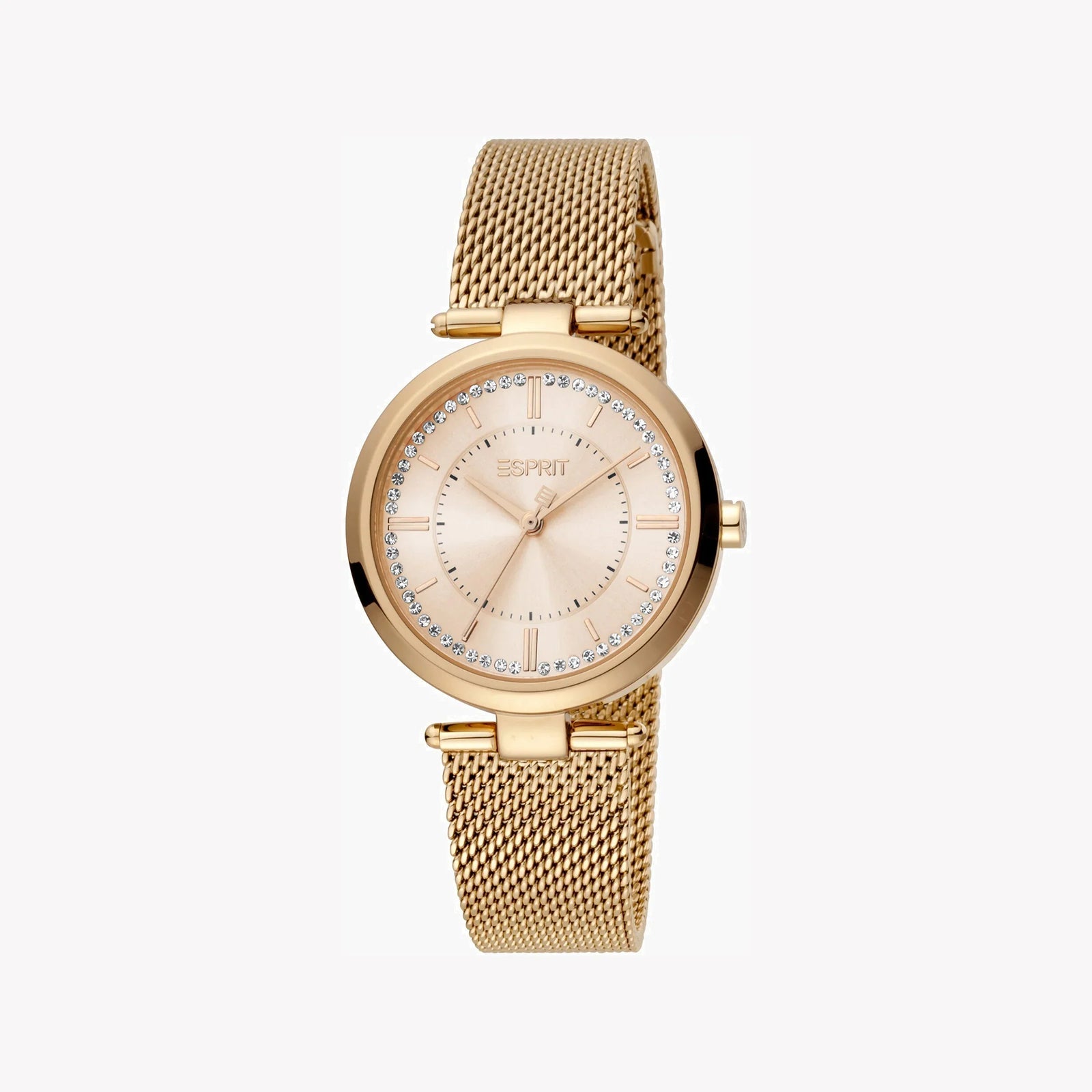 Esprit Women's Watch With Rose Gold Stainless Steel Case And Rose Gold Stainless Steel Band by i-watch