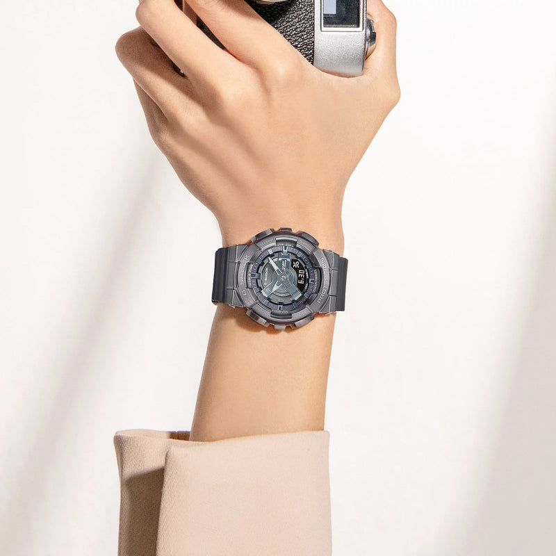 Casio G-Shock Men's Black Resin & Stainless Steel | Gm-S110b-8aer by i-watch