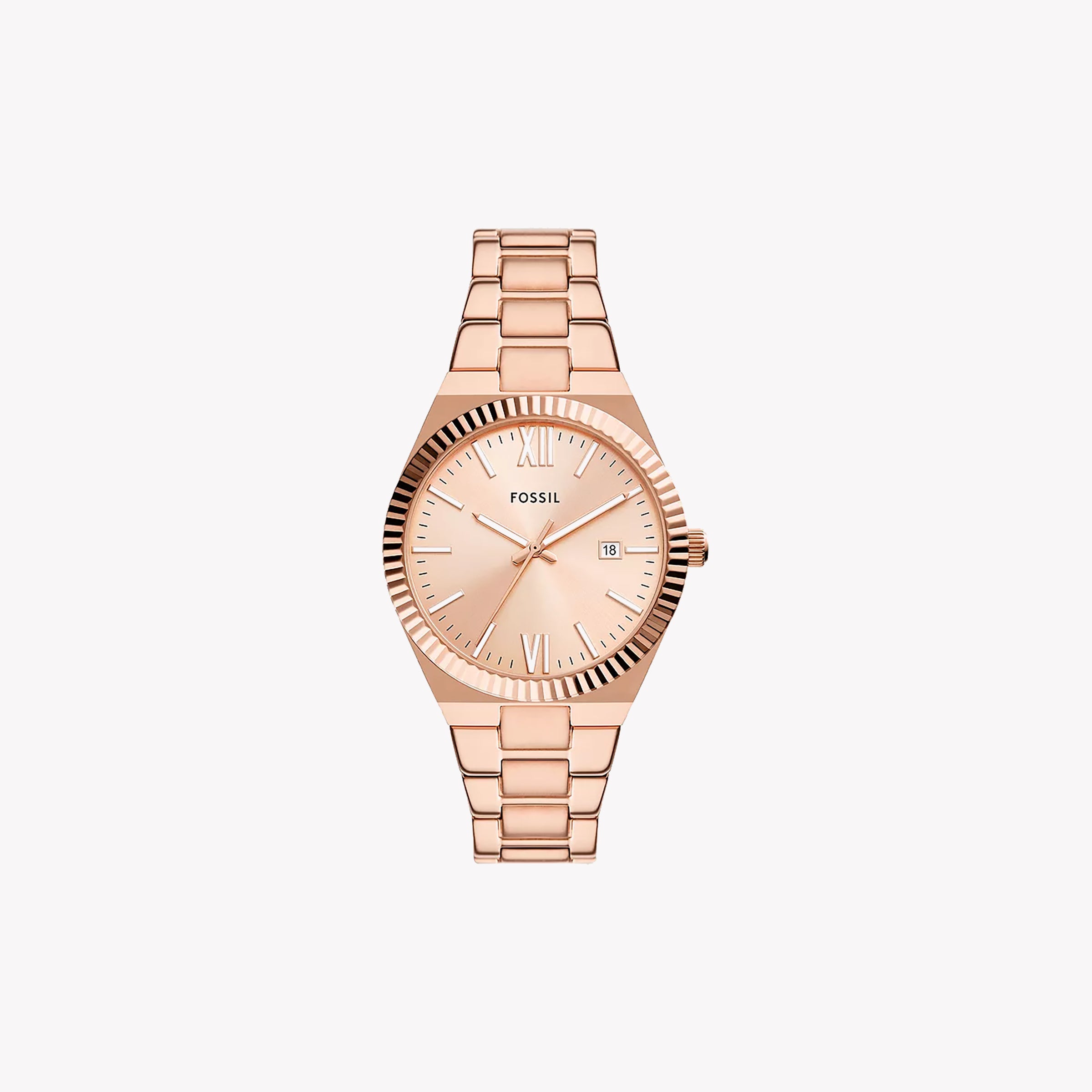 FOSSIL ES5258 ROSE GOLD ELEGANCE - TIMELESS WOMEN'S WATCH with Sophisticated Design & Quartz Precision