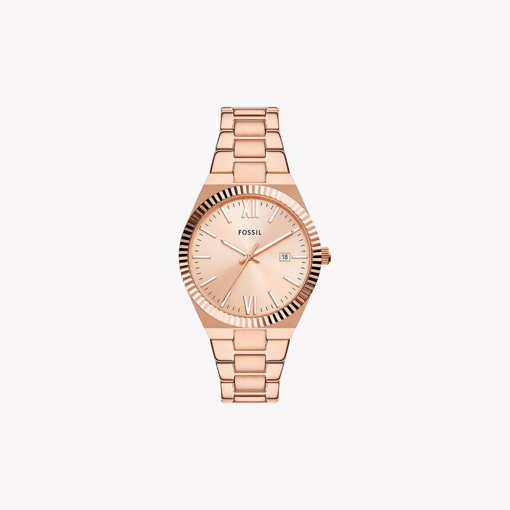 Fossil Women's Rose Gold Watch, Stainless Steel | Es5258 by i-watch