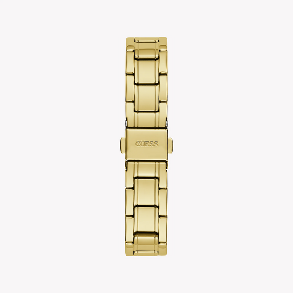 Guess Women's Gold Stainless Steel/Leather Watch, Champagne Dial | Gw0808l2 by i-watch