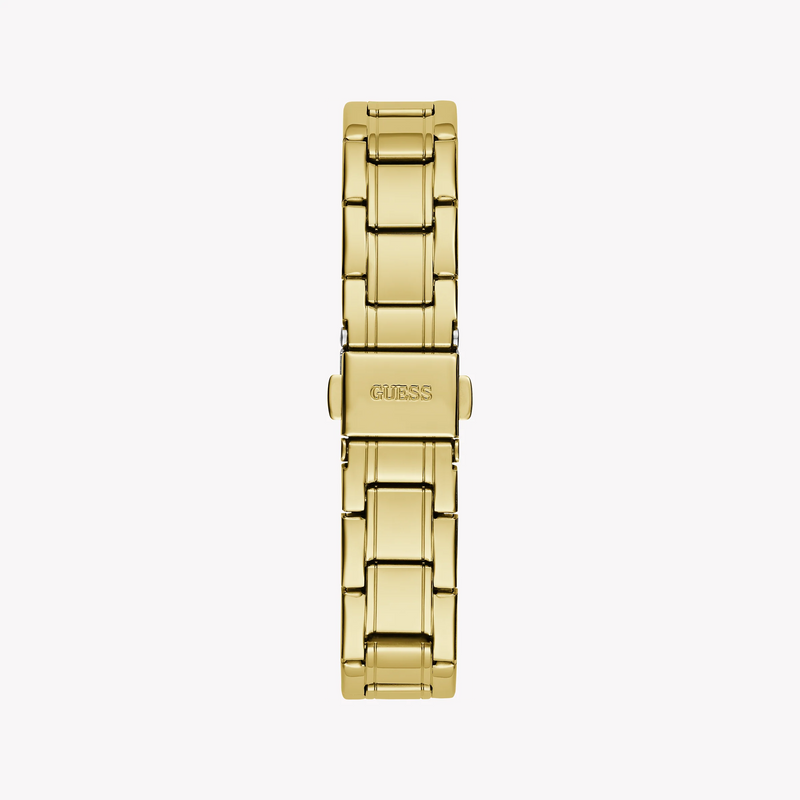 Guess Women's Gold Stainless Steel/Leather Watch, Champagne Dial | Gw0808l2 by i-watch