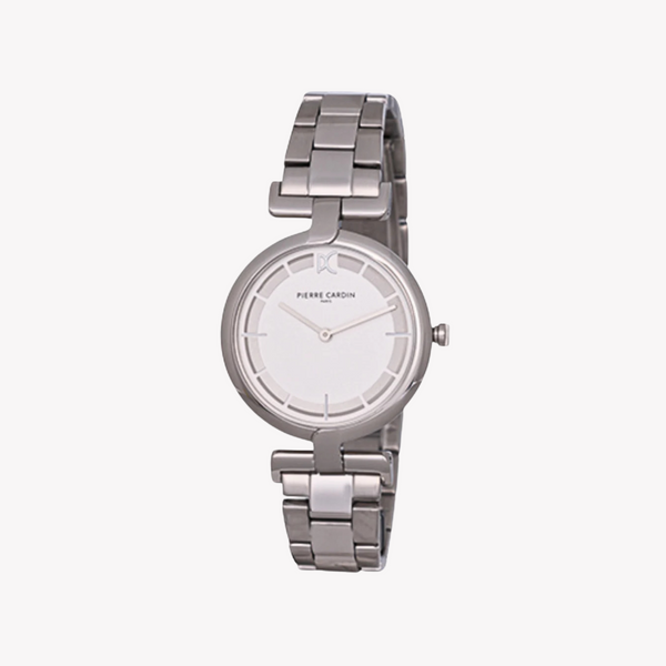 Pierre Cardin Women's Silver Watch, White Dial | Cmd.3534 by i-watch