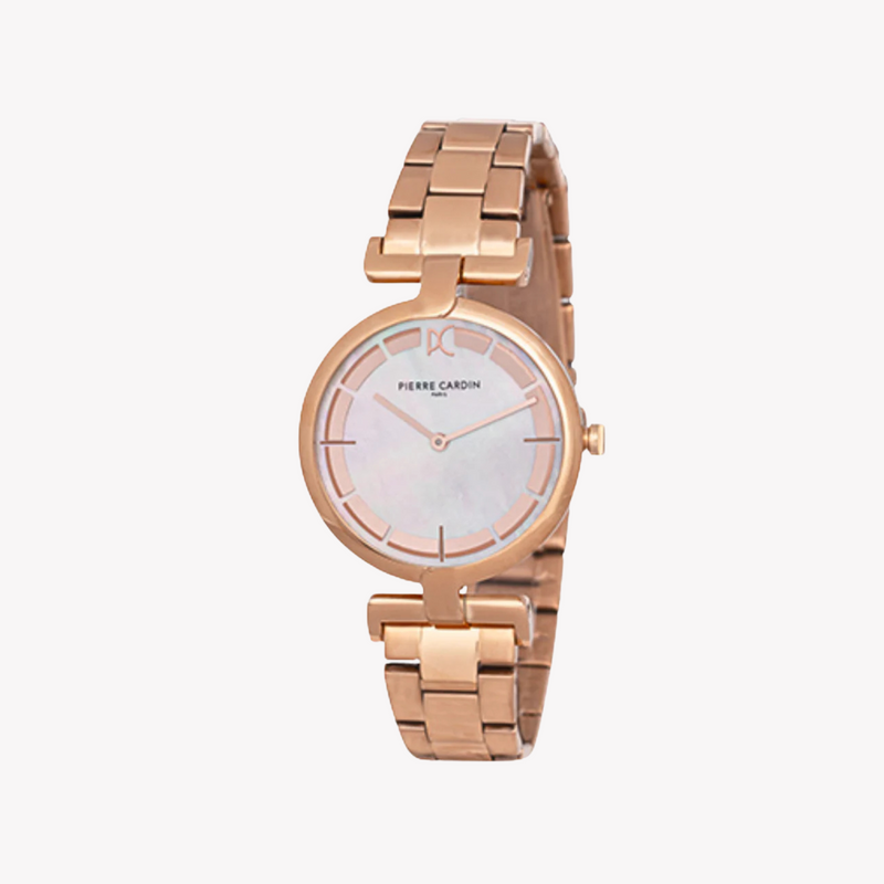 Pierre Cardin Women's Rose Gold Watch, White Dial | Cmd.3539 by i-watch