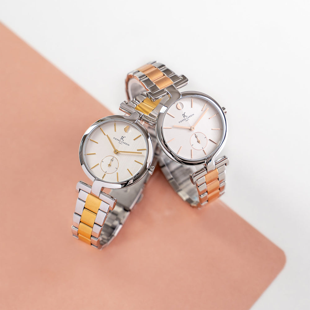 Pierre Cardin Women's Silver & Gold Stainless Steel Watch | Cmd.3521 by i-watch