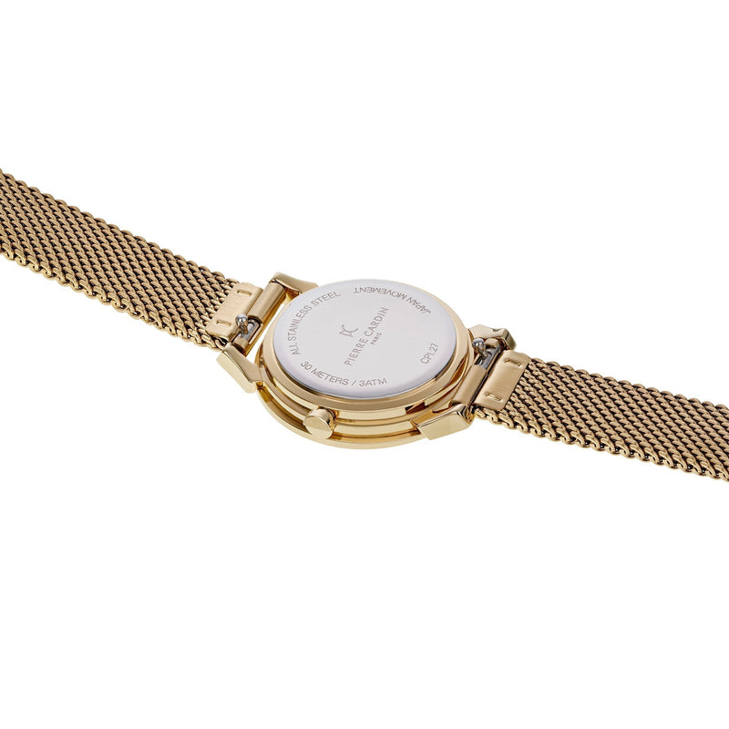 Pierre Cardin Women's Watch With Gold Stainless Steel Case And Gold Stainless Steel Band by i-watch
