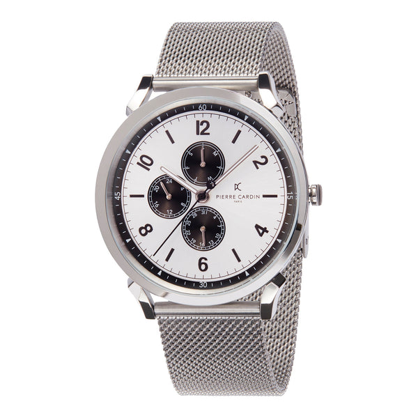 Pierre Cardin Cpi.2036 Men's Timepiece - Elegant Silver Stainless Steel Design by i-watch