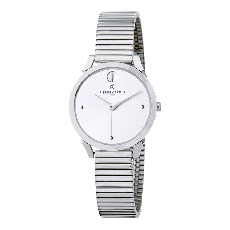 Pierre Cardin Women's Watch With Silver Stainless Steel Case And Silver Stainless Steel Band by i-watch