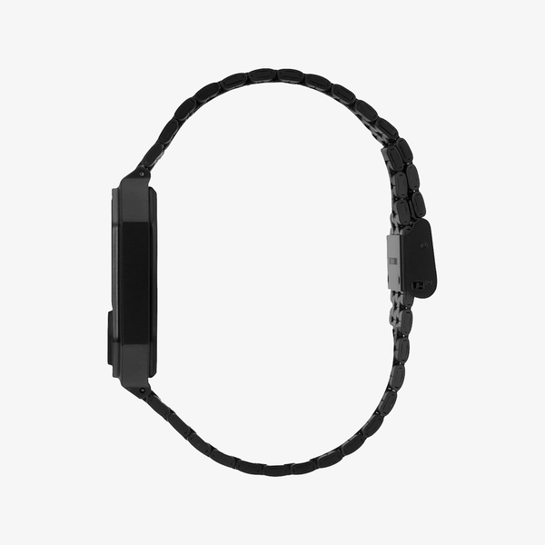 Nixon Men's Black Stainless Steel Watch, Black Dial | A158-001 by i-watch