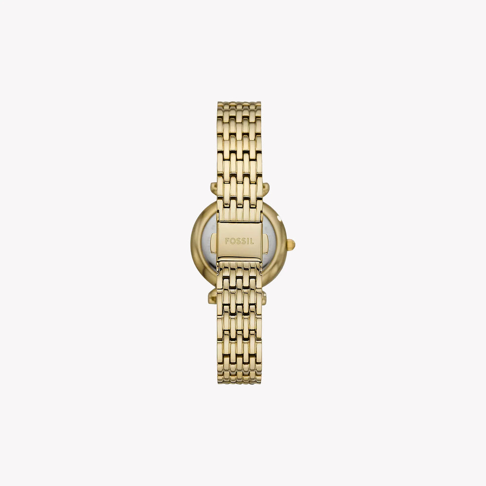 Fossil Women's Gold Watch, White Mother-Of-Pearl Dial | Es4735 by i-watch