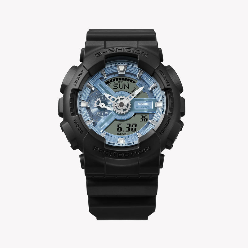 G-Shock Men's Black Resin Watch, Digital Dial | Ga-110cd-1a2dr by i-watch