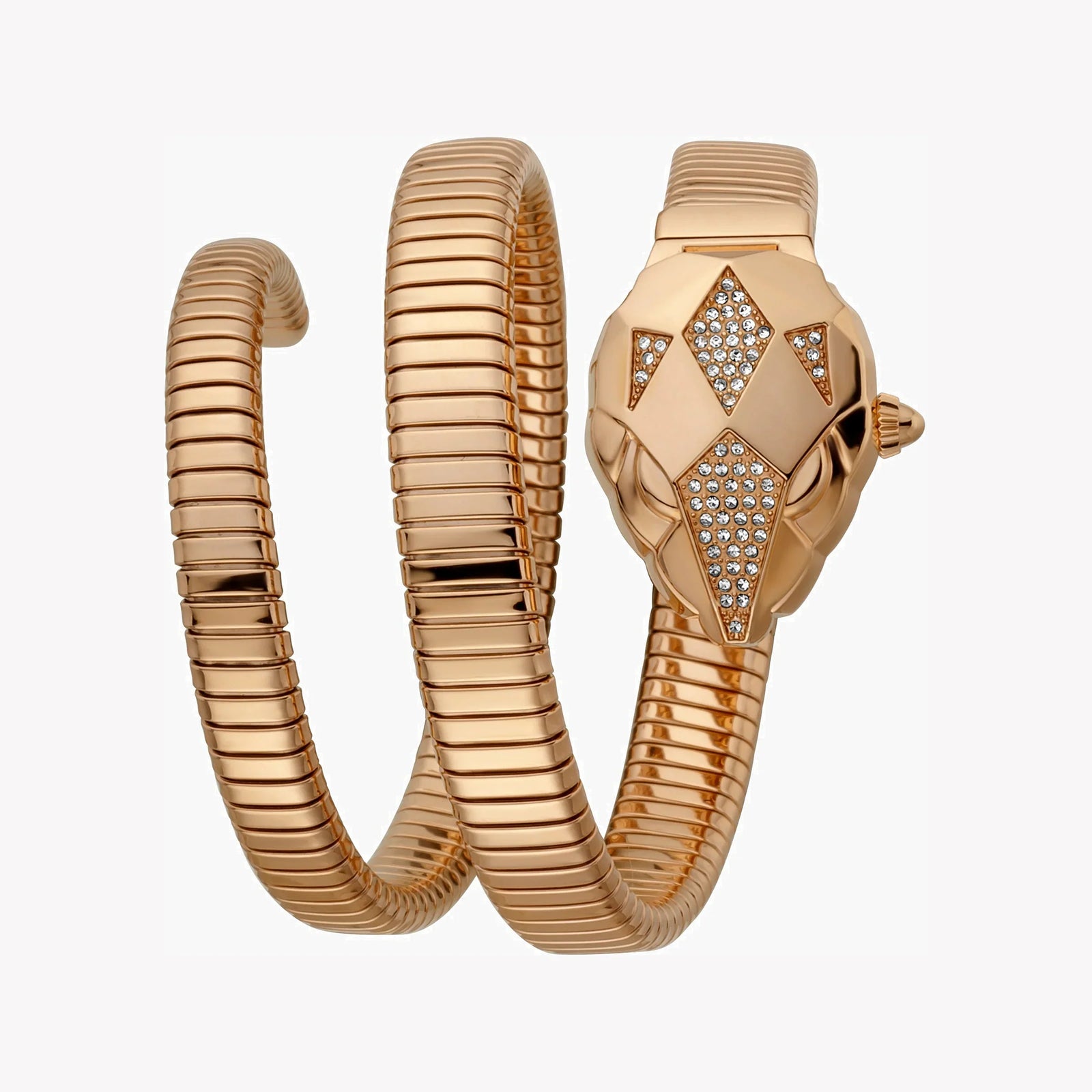 JUST CAVALLI Women's Watch with Rose Gold Stainless Steel Case and Rose Gold Stainless Steel Band