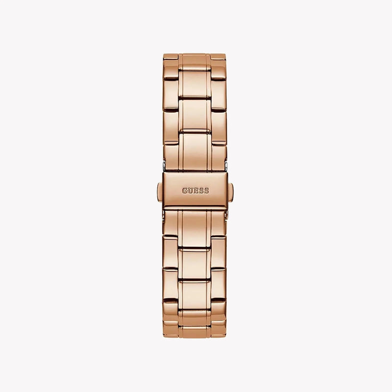 Guess Women's Rose Gold Watch, Black Dial | Gw0111l3 by i-watch